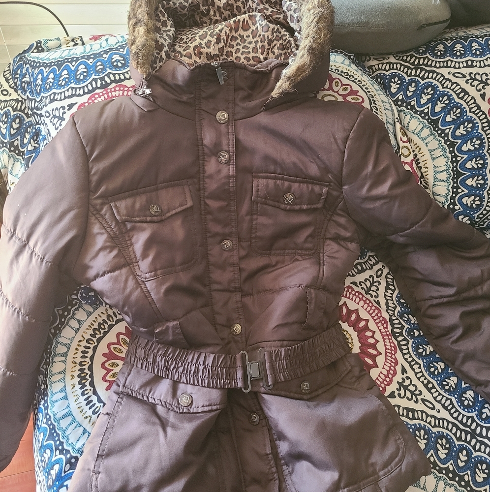 Chocolate brown Puff jacket